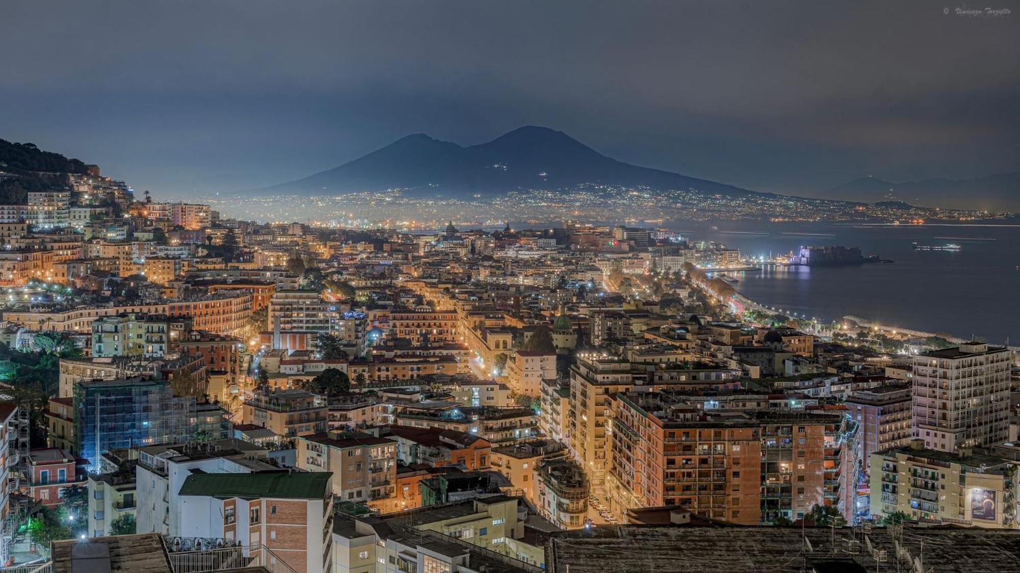 Chiaia Bilocale Panoramico Villa Napoli Eksteriør bilde
